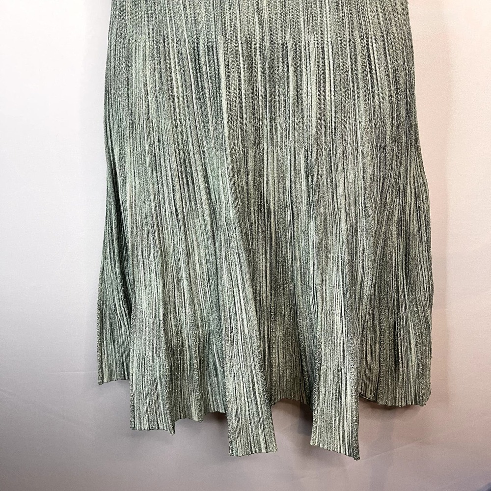 Sandro Sage Green Knit Midi Dress - Picture 4 of 10